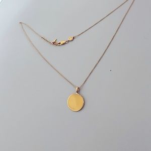 NEW w box Missoma necklace 18k plated vermeil layering